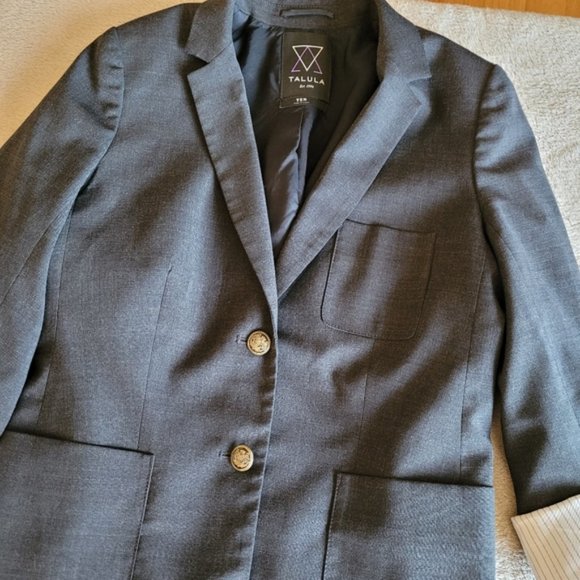 Aritzia Black Blazer with Gold Buttons - Picture 4 of 16